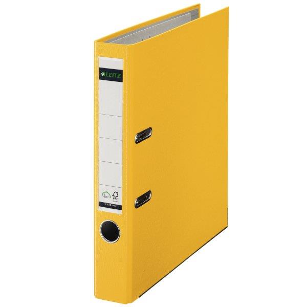 A4 Ring Binder with mechanism Leitz 180Â°, width 50 mm, yellow