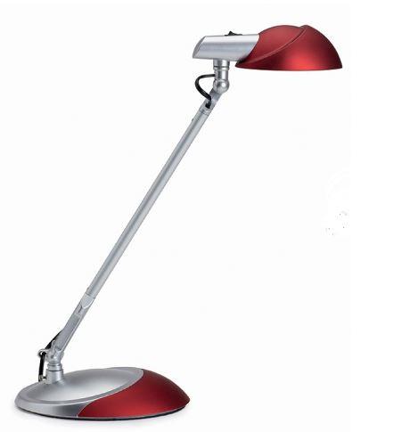Desktop LED lamp, MAUL Storm, 7W, maroon