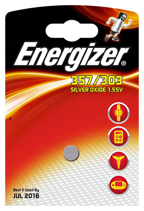Baterie do hodinek , Energizer, 357/303