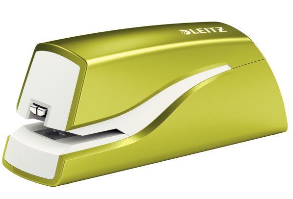 Electric stapler: LEITZ WOW green, up to 10 sheets 55661064