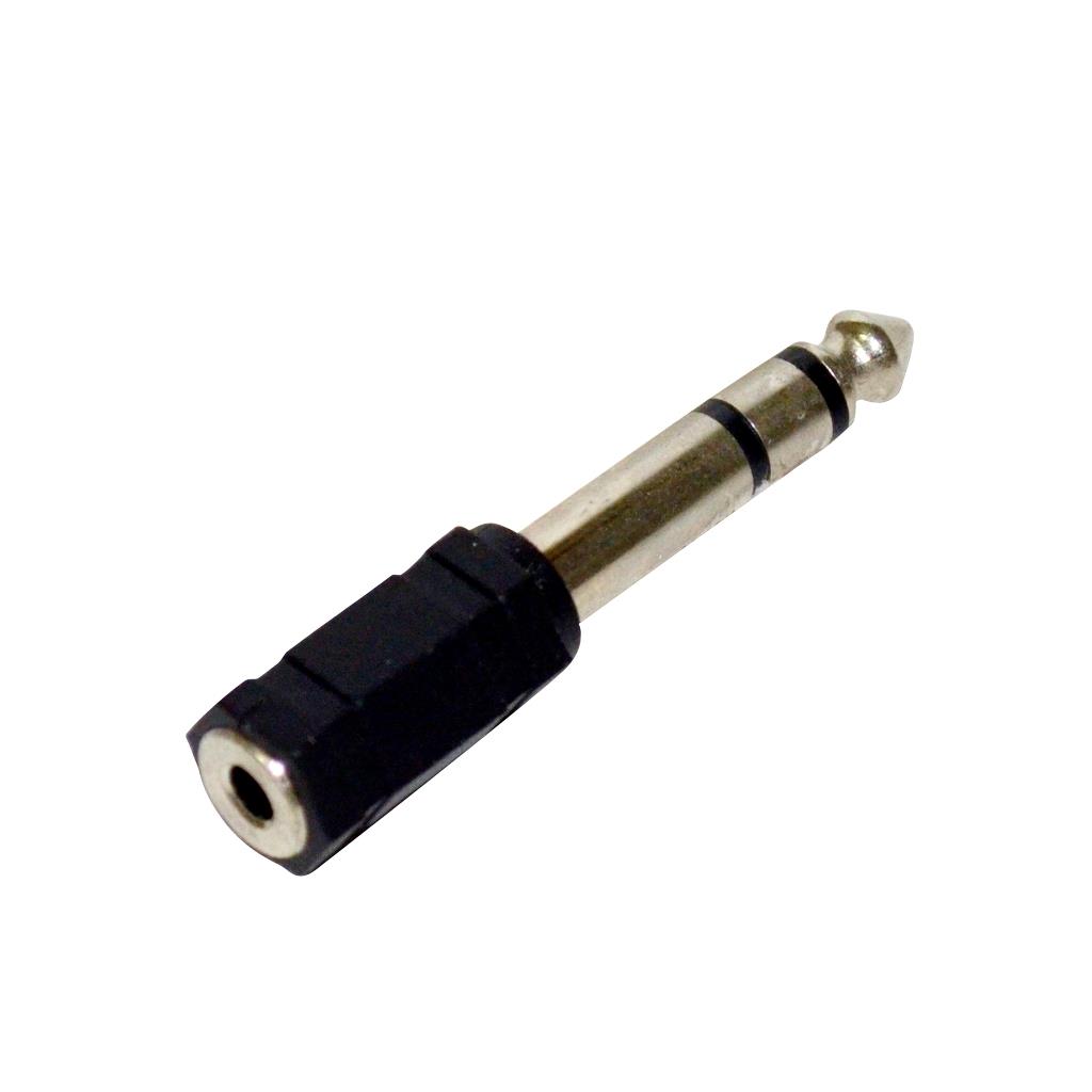 Vakoss Adapter audio jack 6,3mm -> minijack 3,5mm TC-A102K black