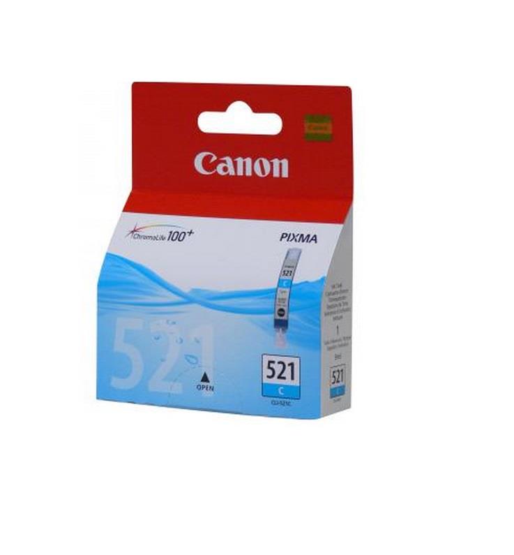 Inkoust Canon CLI521C cyan blister se zabezpeÄenÃ­m | iP3600/iP4600/MP540/MP620/M