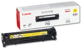 Toner Canon CRG716Y 1500str. (CRG-716Y) pro LBP-5050