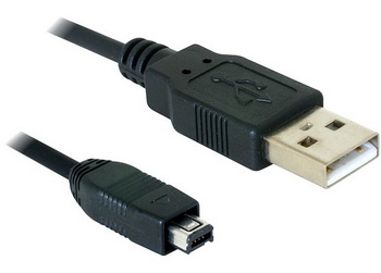 Delock kabel USB mini 2.0 4pin Hirose 1,5m