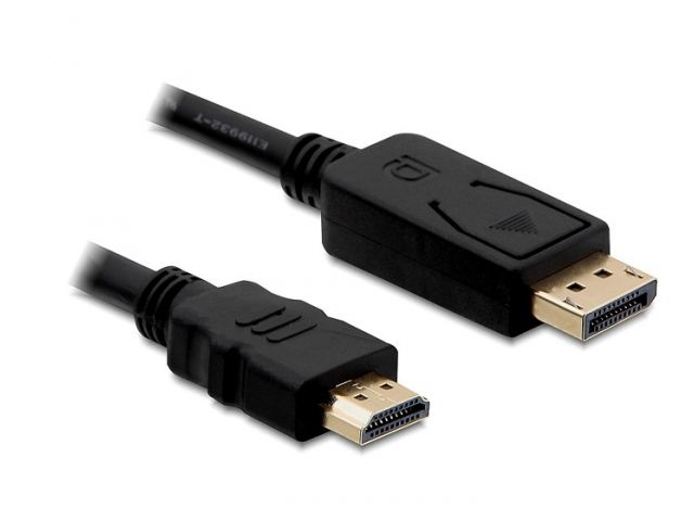 Delock kabel Displayport (M) -> HDMI (M) 5m pozlacenÃ½