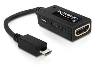 Delock adaptÃ©r MHL -> HDMI(F) + Micro USB (BF) (smartphone > HD TV + el. zdroj)