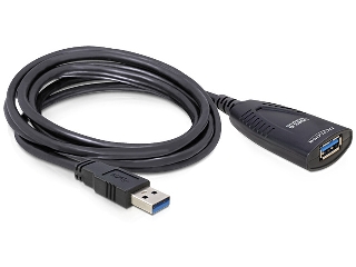 Delock prodluÅ¾ovacÃ­ kabel USB 3.0, aktivnÃ­, 5 m