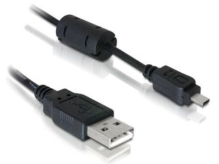 Delock kabel USB 2.0-A samec > USB mini 8pin (Nikon) UC-E6, 1.8m