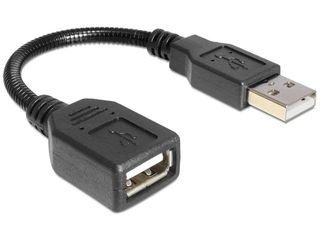 Delock prodluÅ¾ovacÃ­ kabel USB 2.0-A samec > USB 2.0-A samice, flexibilnÃ­, 16 cm