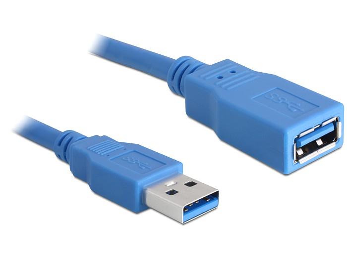 Delock prodluÅ¾ovacÃ­ kabel USB 3.0 AM-AF, 3m, modrÃ½