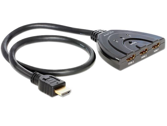Delock HDMI 3 - 1 Switch oboustrannÃ½