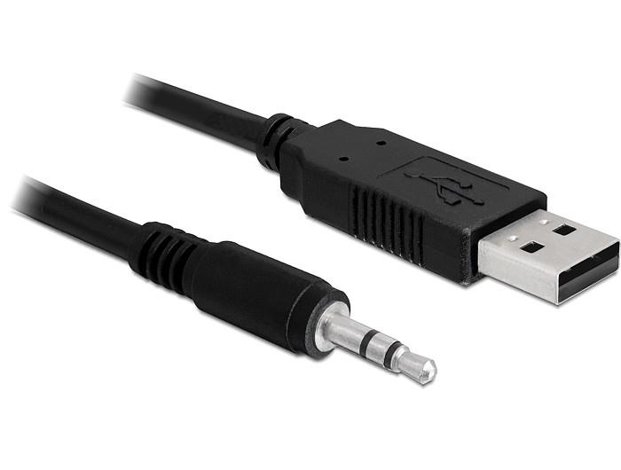 Delock pÅevodnÃ­k USB 2.0 (AM) > Serial-TTL 3.5 mm stereo jack 1.8 m (5 V)
