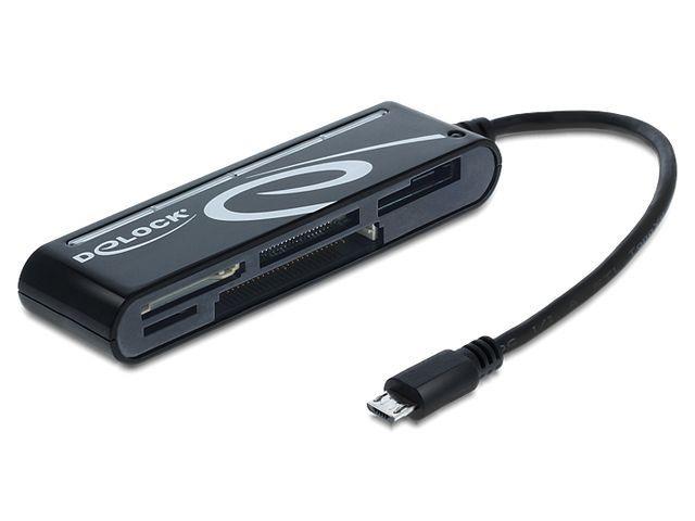 Delock ÄteÄka karet Micro USB OTG 6 slotÅ¯
