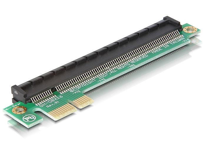 Delock rozÅ¡iÅujÃ­cÃ­ karta PCIe - Extension Riser Card x1 > x16
