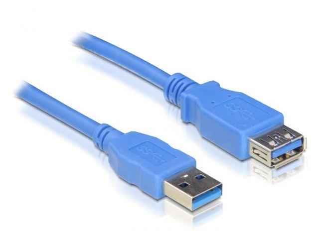 Delock prodluÅ¾ovacÃ­ kabel USB 3.0 AM-AF, 2m, modrÃ½