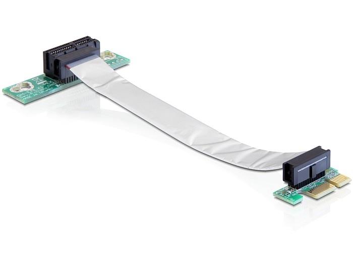 Delock karta Riser PCI Express x1 s flexibilnÃ­m kabelem, 13cm