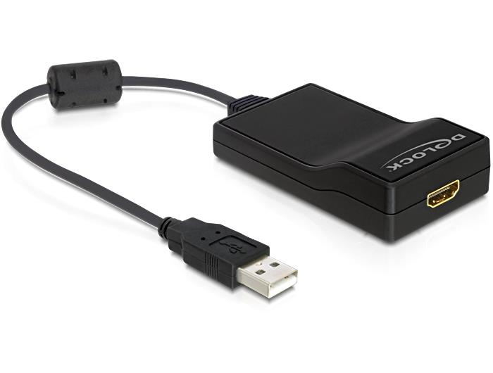 Delock adaptÃ©r USB 2.0 -> HDMI s audiem