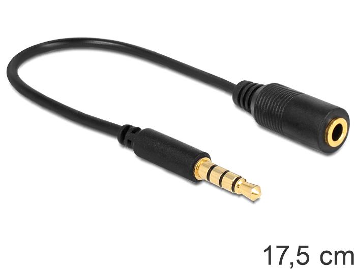 Delock kabel stereo MiniJack->MiniJack M/F (zmÄnÄnÃ© piny)