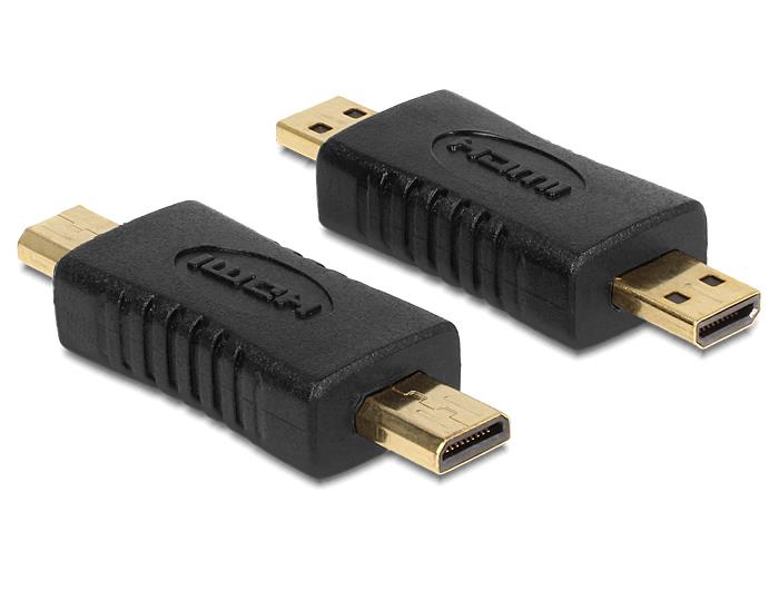 Delock adaptÃ©r HDMI (M) micro D -> HDMI (M) micro D