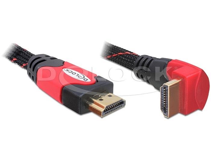 Delock kabel High Speed HDMI s ethernetem HDMI A (M) > HDMI A (M), 1m
