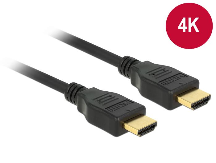 Delock kabel High Speed HDMI s ethernetem HDMI A (M) > HDMI A (M) 4K, 1m