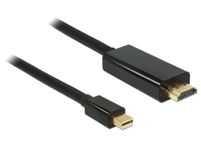 Delock kabel mini Displayport 1.1 (M) > HDMI-A (M) 3m, ÄernÃ½