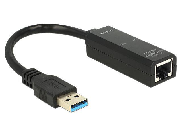 Delock adaptÃ©r USB 3.0 > Gigabit LAN 10/100/1000 Mb/s