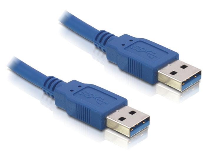 Delock Cable USB 3.0 type A male > USB 3.0 type A male 3m blue