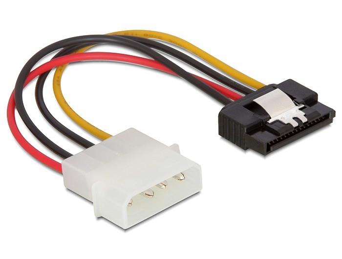 Delock Cable Power SATA HDD > Molex 4 pin male with metal clip straight 15cm