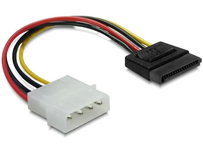 Delock Cable Power SATA HDD > 4pin male straight 6cm
