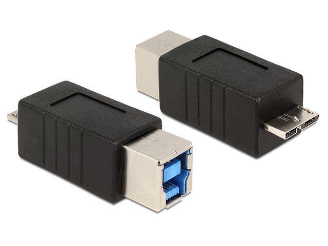 Delock Adapter USB 3.0-A male > USB 3.0-B female