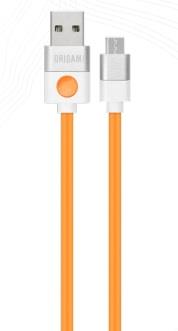 Origami kabel USB/micro USB 1m, oranÅ¾ovÃ½