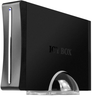 ExternÃ­ box pro 3.5'' HDD, SATA do USB2.0 & eSATA, ÄernÃ½
