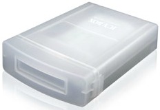 Icy Box ochrannÃ½ box pro 3.5'' HDD, prÅ¯hlednÃ½