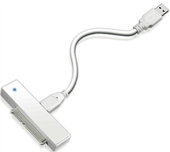 Icy Box kabel s adaptÃ©rem SATA do USB 3.0, bÃ­lÃ½ + bÃ­lÃ½ HDD box