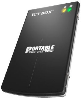 Icy Box External 2,5'' HDD 12,5mm High Case SATA To 1xUSB 3.0, Black + Cover