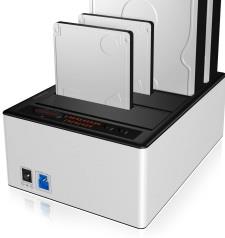 Icy Box Docking and Clone Station for 4x 2.5'' & 3,5'' HDD SATA, USB 3.0, JBOD