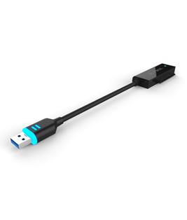 IcyBox Adapter cable 2.5'' SATA SSD/HDD to USB 3.0 with blue lightning