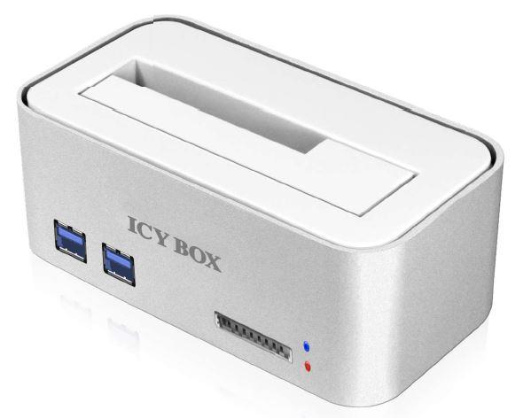 Icy Box HDD Docking Station 2.5" 3.5", 2xUSB 3.0 Hub, SD Cardreader