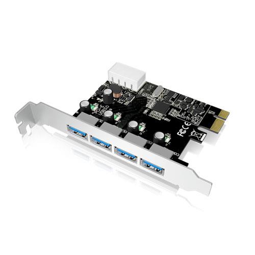 Icy Box USB 3.0 PCI-E Expansion Card with 4x USB 3.0 port