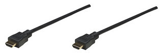 Manhattan Kabel pro monitory HDMI/HDMI 1.3 1,8m stÃ­nÄnÃ½, ÄernÃ½