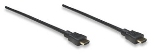 Manhattan Kabel pro monitory HDMI/HDMI 1.3 22,5 m stÃ­nÄnÃ½, ÄernÃ½