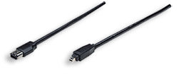 Manhattan IEEE 1394 FireWire kabel 6-Pin/4-Pin 3m
