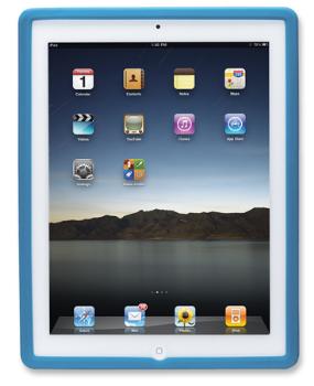 Manhattan OchrannÃ© silikonovÃ© pouzdro pro iPad, modrÃ©