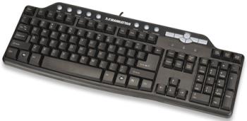 Manhattan Multimedia keyboard USB black