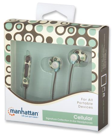 Manhattan Stereo Earphones Cellular