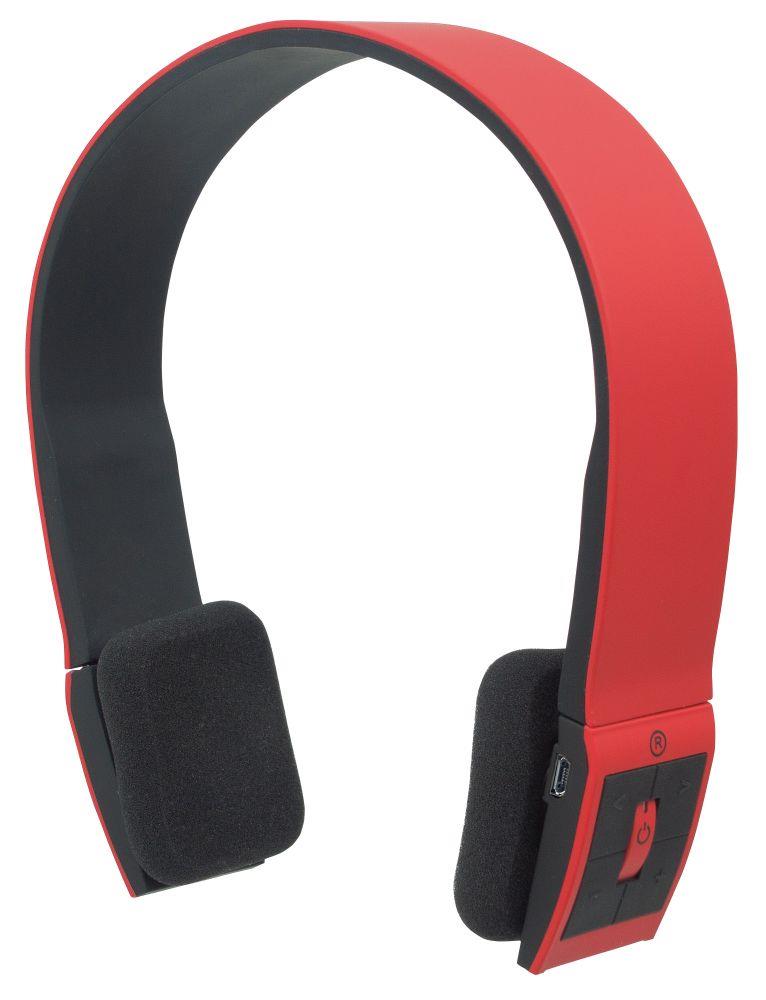 Manhattan Bluetooth Stereo Headset FreeStyle, with microphone, red