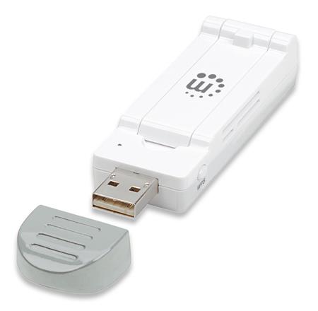 Manhattan WiFi USB 3.0 Adapter 802.11n 300Mbps 2.4GHz + 802.11ac 867 Mbps 5GHz