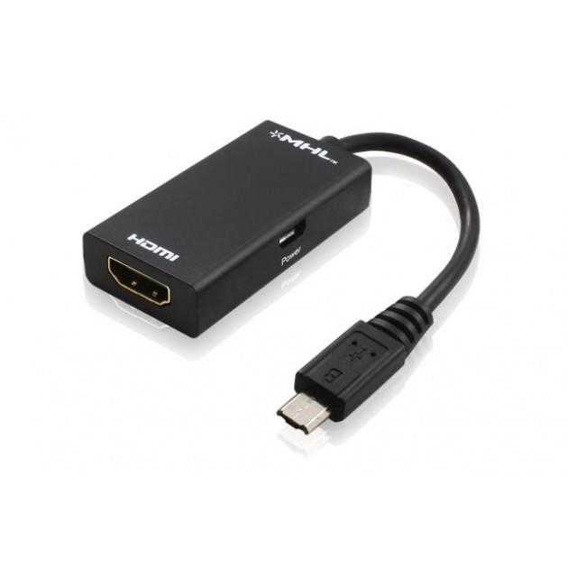 Manhattan MHL Adapter Micro-USB to HDMI, connects smartphone to TV