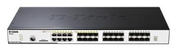 D-Link 24-port SFP Layer2 Stackable Gigabit Switch 8-port Combo 1000BaseT/SFP
